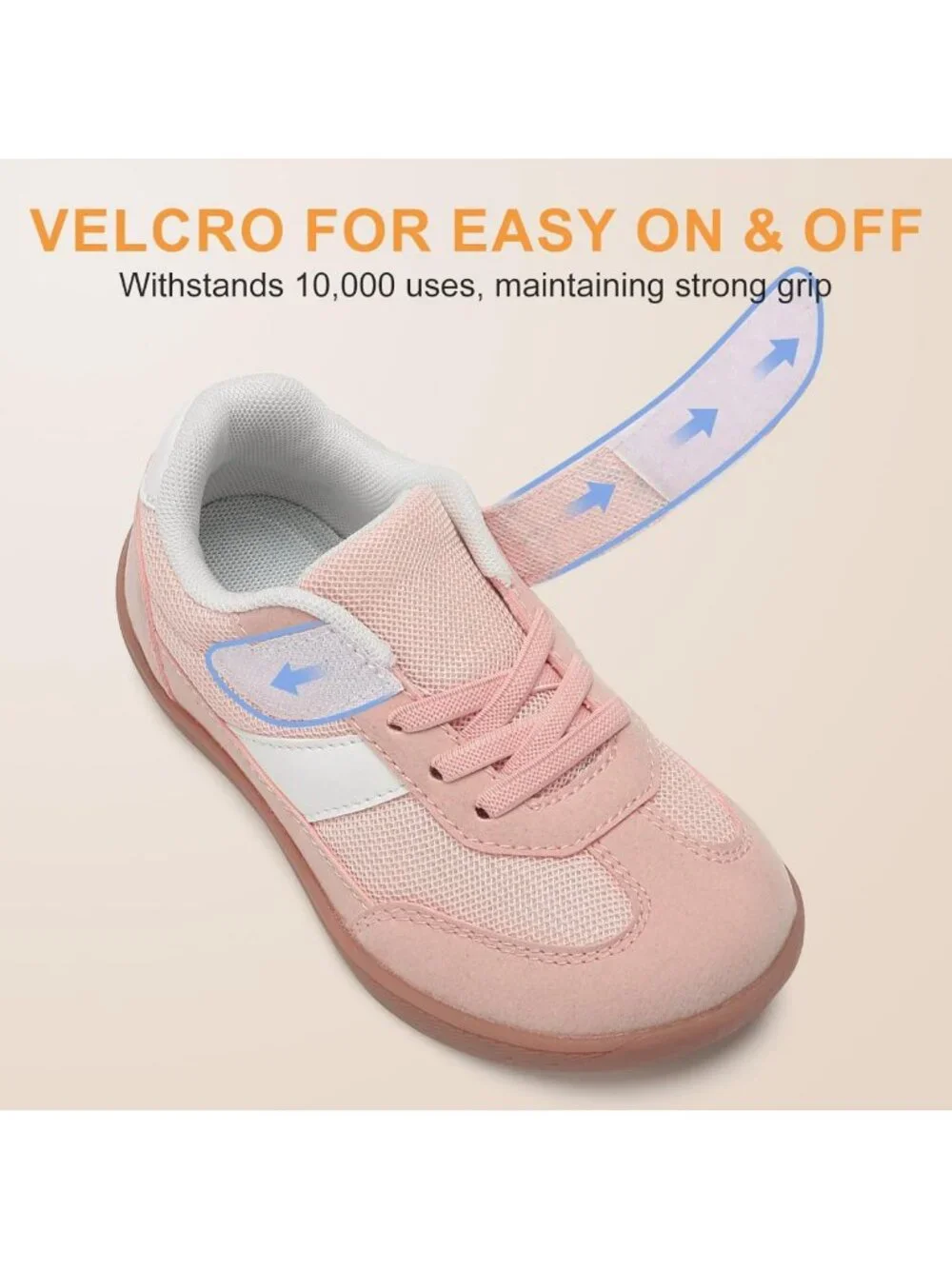 Minimalist Toddler Sneakers - Zero Drop Barefoot Slip-On Tennis Shoes for Kids